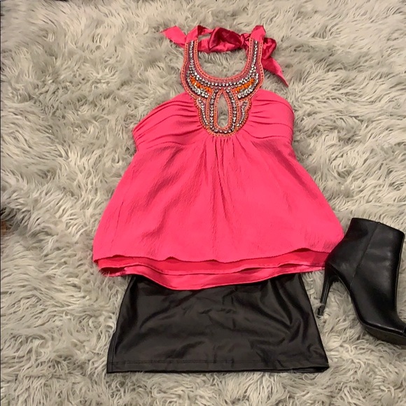 Bebe Halter Top - Picture 2 of 9